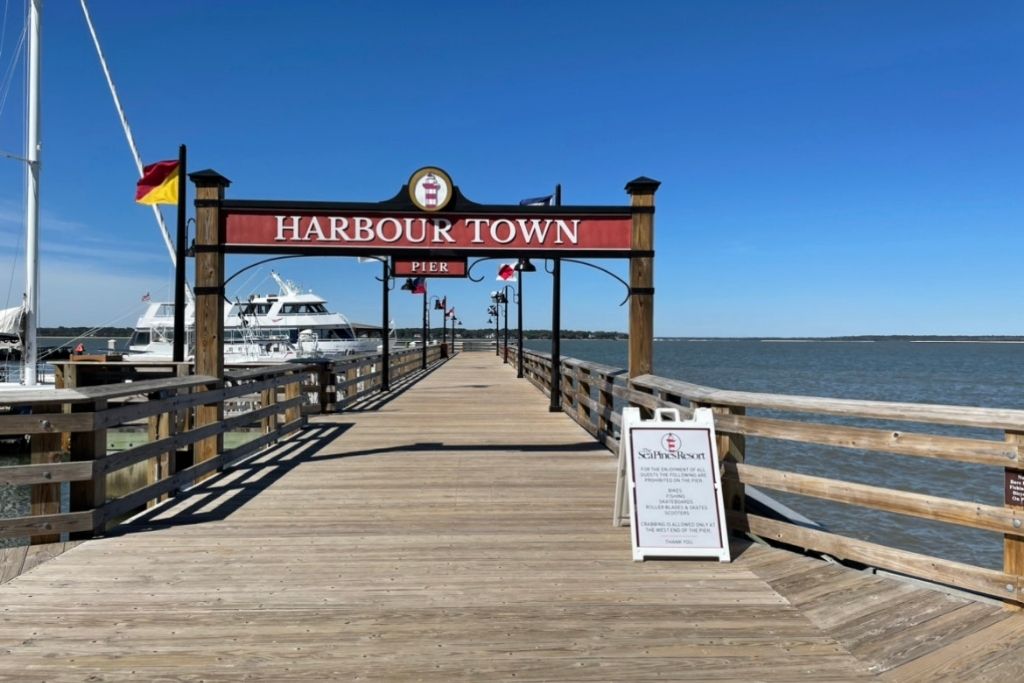 Visiting the Harbour Town Pier is one of the best things you can do in Hilton Head Island 