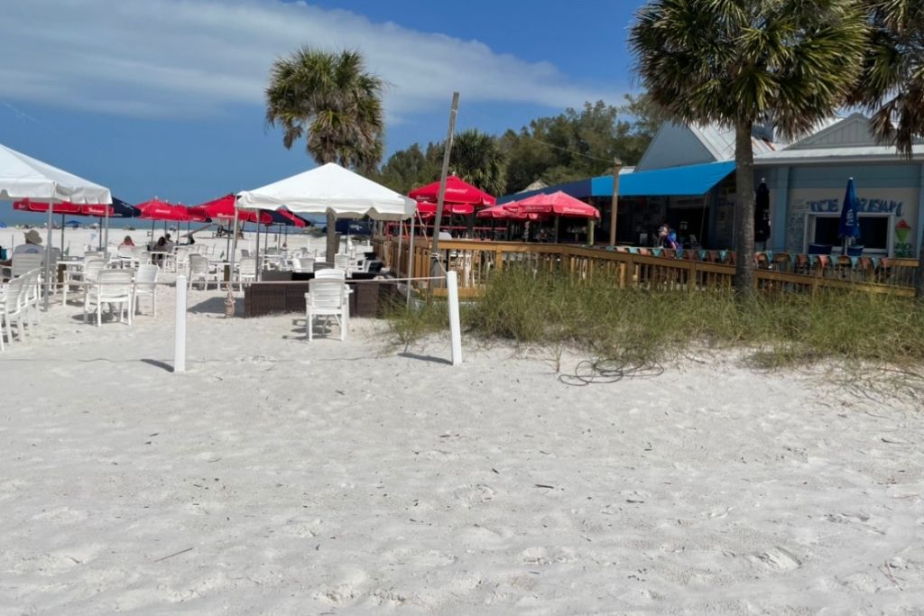 Coquina Beach Cafe is a great waterfront restaurant in Anna Maria Island 