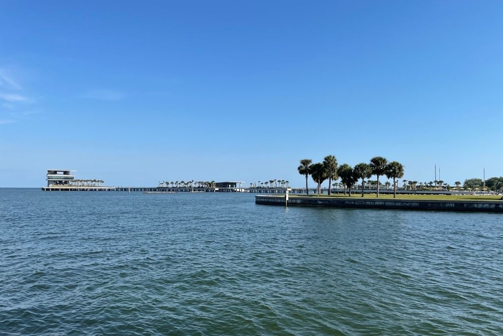 The St. Pete Pier has some great views and fun things to do