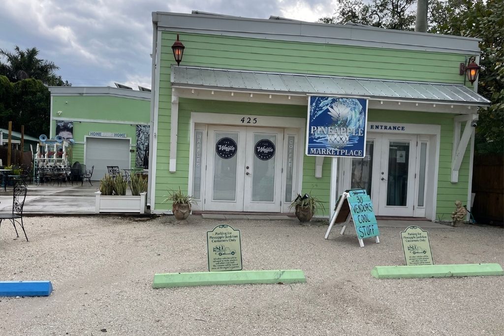 Go to Pineapple Marketplace in Anna Maria Island to see what the vendors are selling