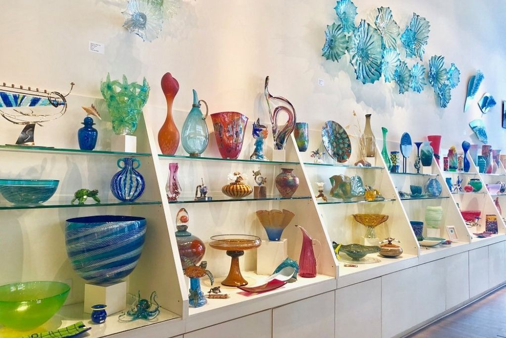 Check out Fusion Glass Art Gallery and the nearby shops while in Seaside