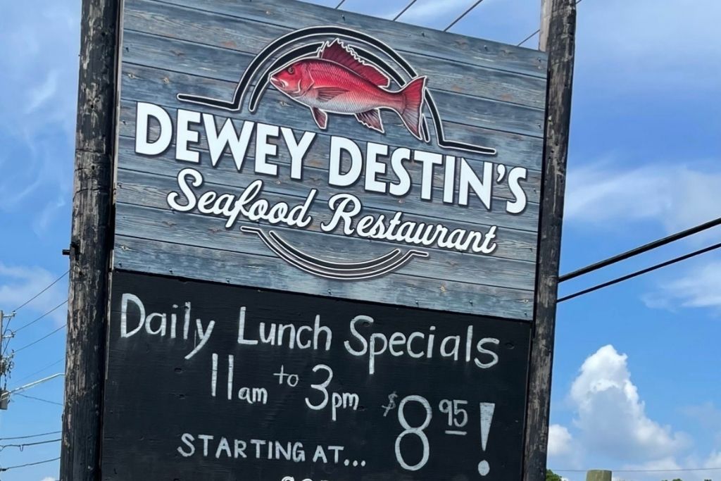 Dewey Destin's is a waterfront restaurant in Navarre 