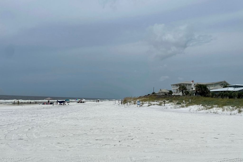 Grayton Beach has a nice, wide beach and is just a short drive from Seaside