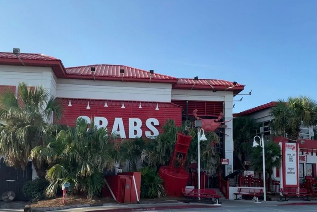 Crabs is another waterfront restaurant next to the Pensacola Beach Pier