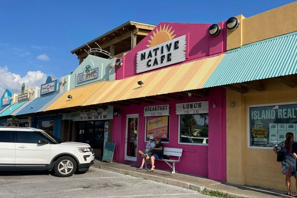 Native Cafe is a popular breakfast spot in Pensacola Beach