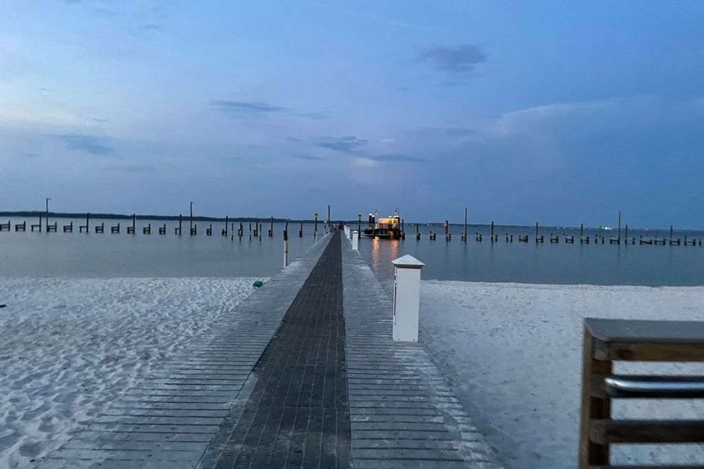 Come check out the views at the dock while at the Pensacola Boardwalk