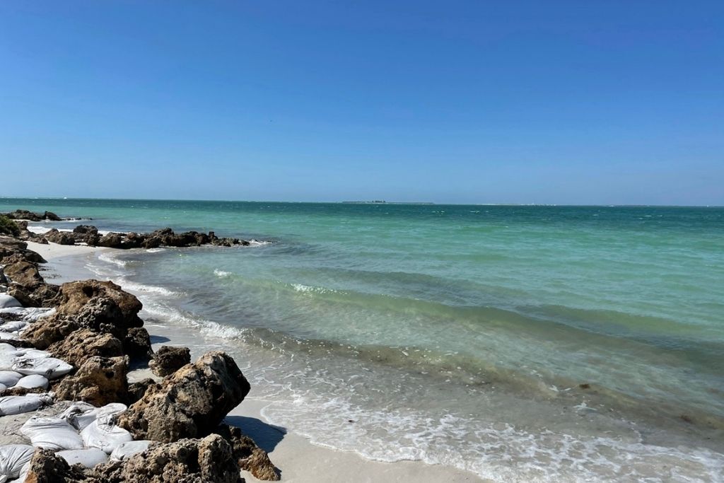 Bean Point is a nice, quiet beach on Florida's gulf coast 