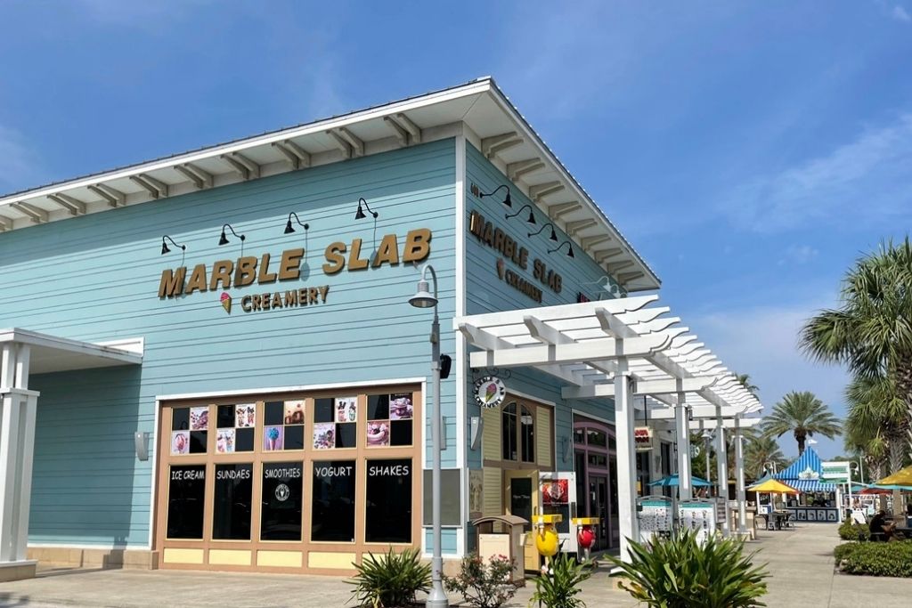 If you're looking to cool off from the Florida heat, have some ice cream while at Pier Park