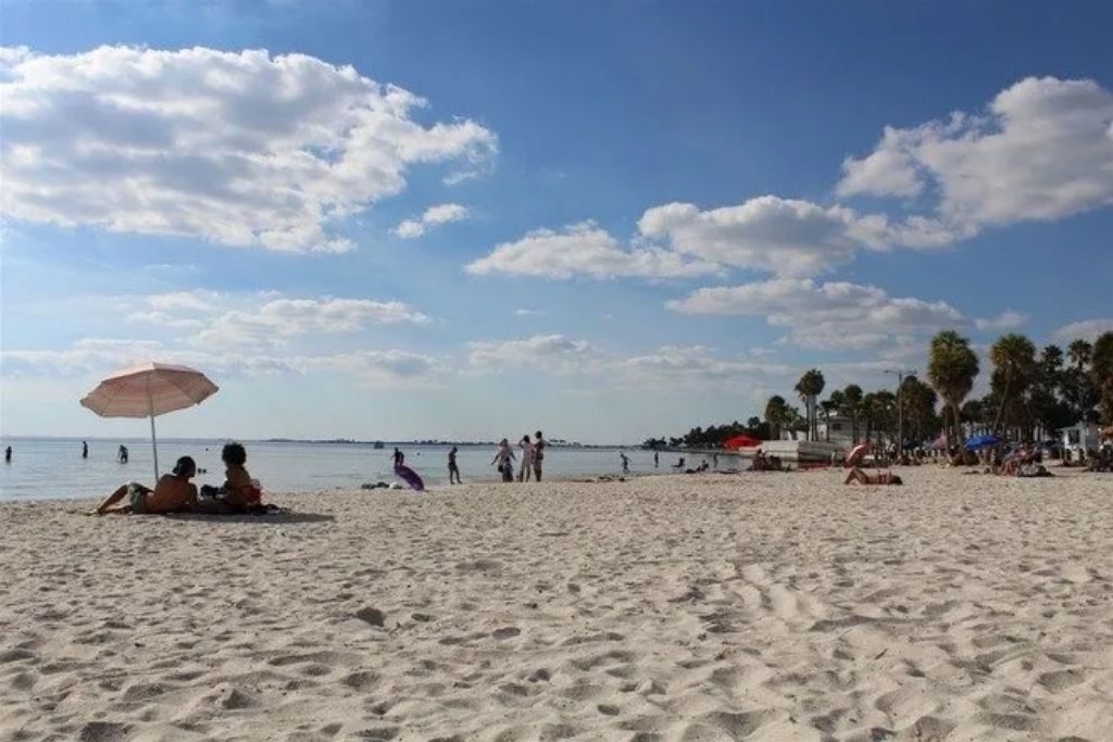Ben T Davis Beach is the most popular public beach in Tampa, Florida!