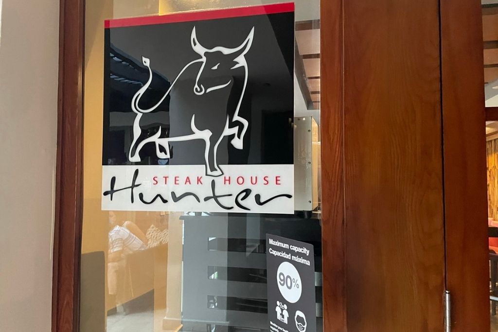 Hunter Steakhouse has some great steaks 
