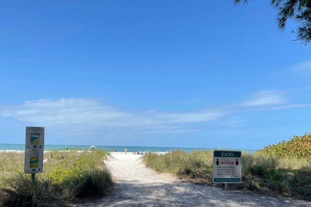Anna Maria Island is known for its beaches with clear water and Coquina Beach is one of the best beaches around