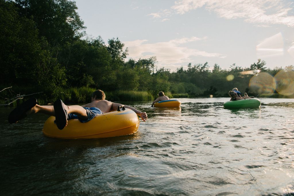 Tubing down the river is one of the most popular things to do at Ginnie Springs!