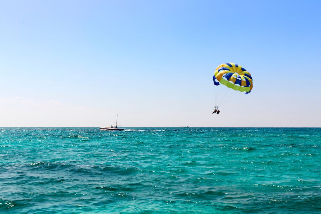If you're looking for an adrenaline pumping activity while in the Florida Keys, try parasailing!