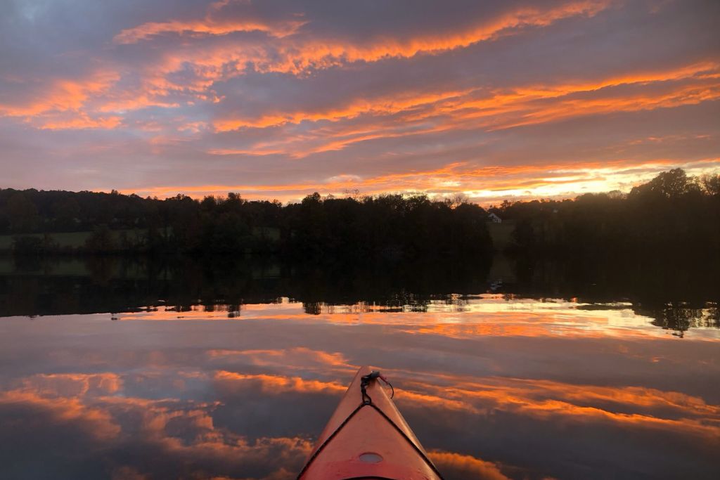 There really isn’t a better way to watch the sunset in Florida than from a clear kayak, gliding across the refreshing water.