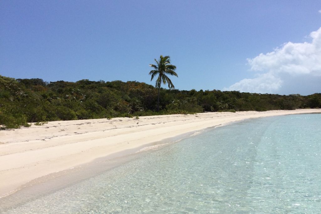 Three Sisters Beach is not only home to a white sandy shoreline and bright blue waters, but also home to the legend of Three Sisters Rock.