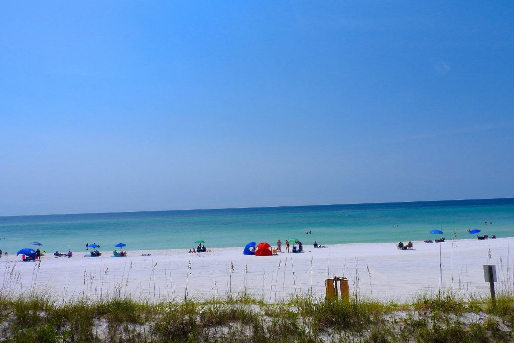The Gulf Islands National Seashore Park goes from Mississippi to Santa Rosa Island, Florida.