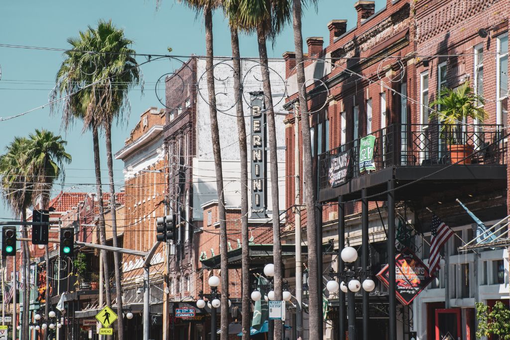 While Ybor City has become well-known for its nightlife and historical features, it's on the more dangerous side of Tampa.