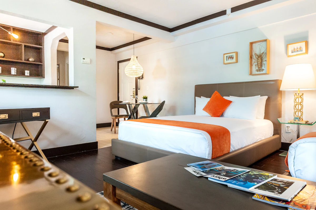Premium bedding and interiors in Lincoln Arm Suites