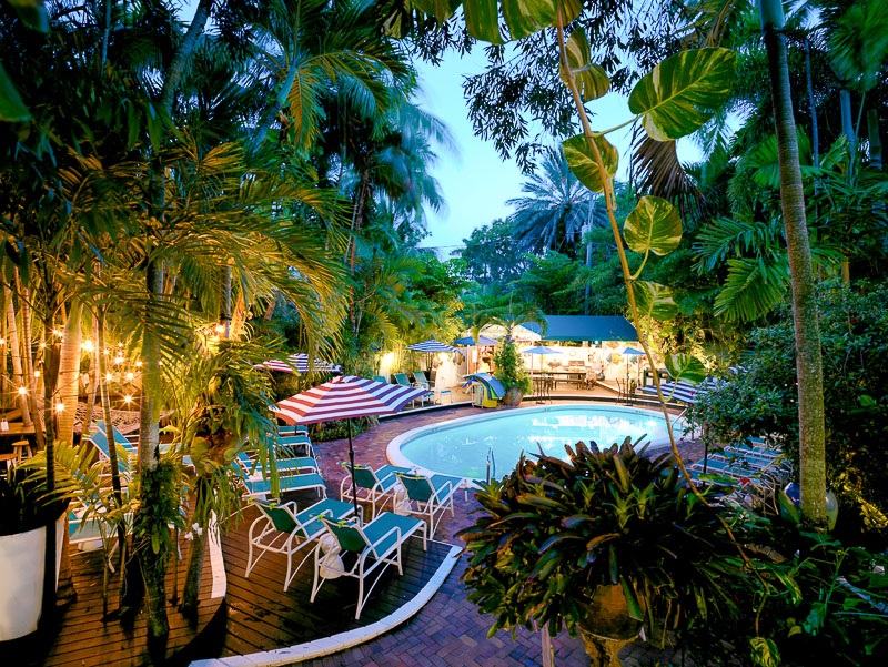 Tropical vibes with an outdoor pool and plants in Pineapple Point Guesthouse & Resort