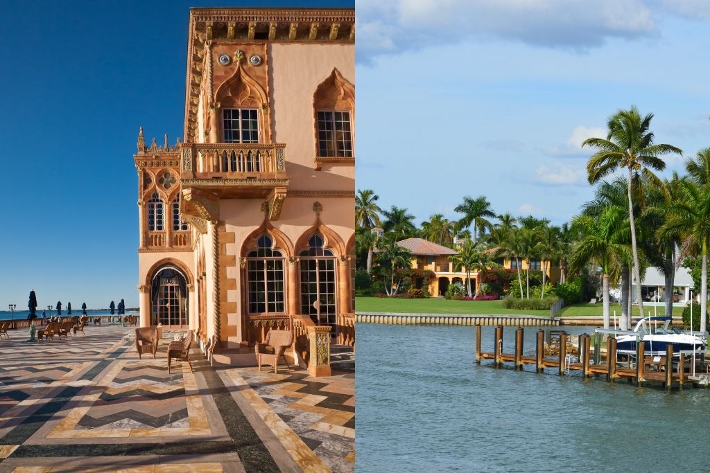Enjoy free activities at the Ringling Museum in Sarasota or relax along the Naples Bay in Florida.