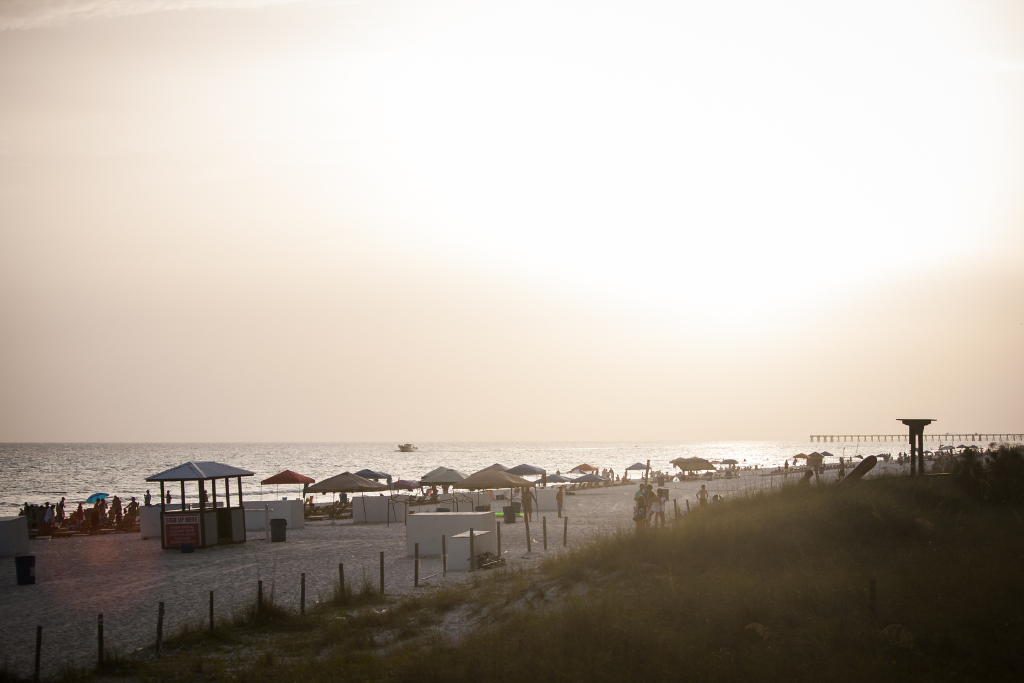 sunset in Destin Florida beach