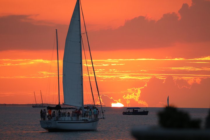 sunset sail in key west with bevearges included by floridays