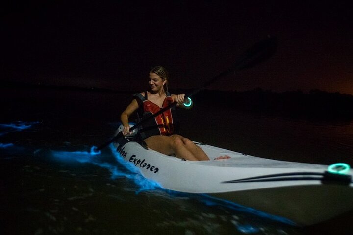 This Bioluminescent Kayak Tour will get you out on the waters of the Banana River Lagoon to see mesmerizing bioluminescence.