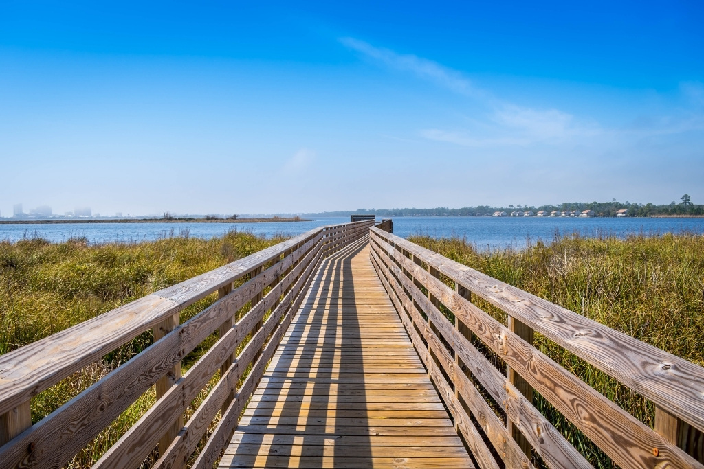Its beaches have excellent amenities and are very accessible which means a beach holiday here is easy and relaxing.</p>
<p>Next to Gulf Shores is Gulf State Park, the perfect spot for nature enthusiasts.</p>
<p>With picturesque beaches, scenic trails, a fishing pier, a golf course, a family recreation center, and even a zip line adventure over the dunes, it really does please everyone west of the Alabama state line.</p>
<p>Heading just a little west of Gulf Shores, you will discover the wonders of nature at Bon Secour National Wildlife Refuge, as well as historic sites such as Fort Morgan, and the Alabama Gulf Coast Zoo.