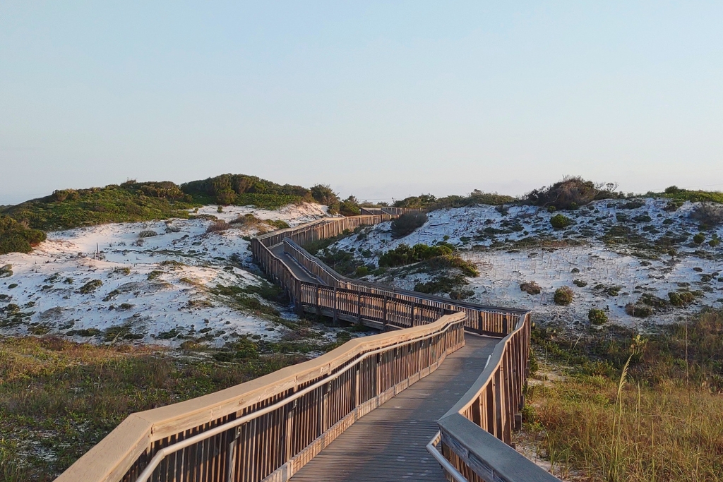 Boardwalk in Henderson Beach State Park