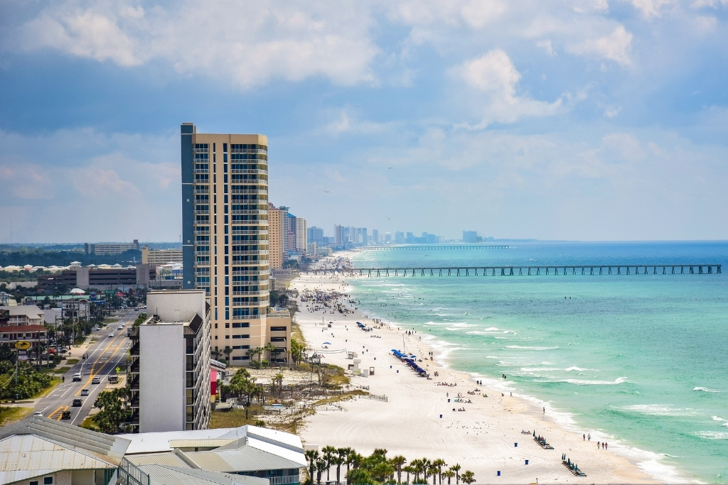 Panama City Beach is the largest city along the coastal drive to Pensacola, is renowned for its affordability, and offers a lot more budget-friendly options to visitors.