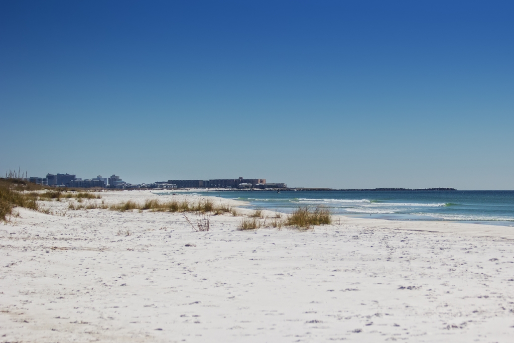 Cool weather in the beach of Destin Florida