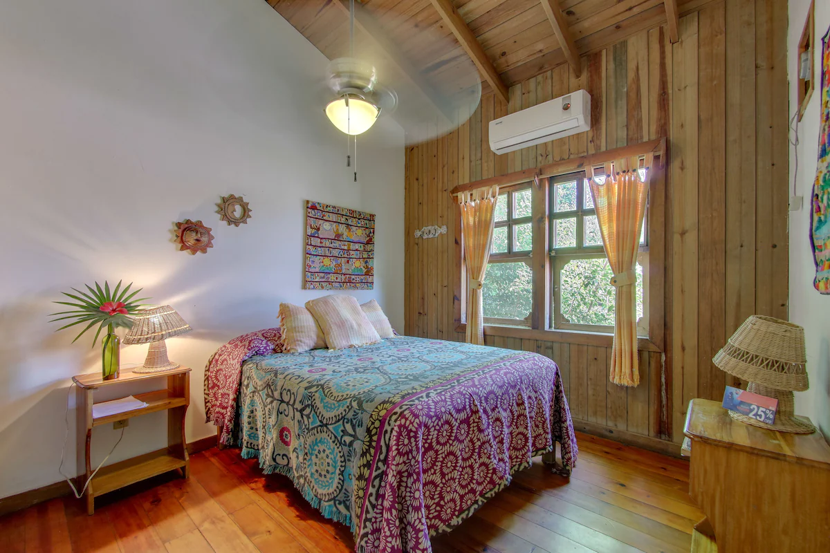 cozy tropical bedroom