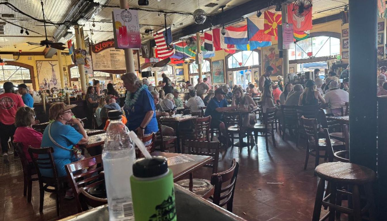 Sloppy Joe's Key West You're going to want to stay in Key West until sunset so a great place to eat near Mallory Square is Sloppy Joe's in Key West