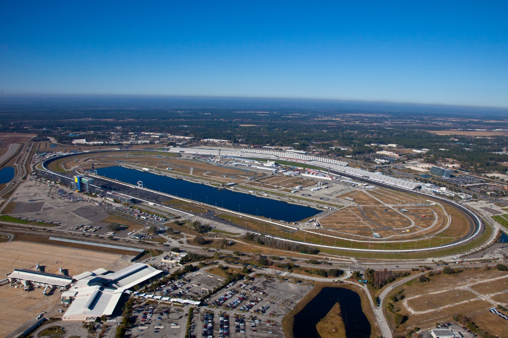 Aerial View of Daytona Speedway, Florida