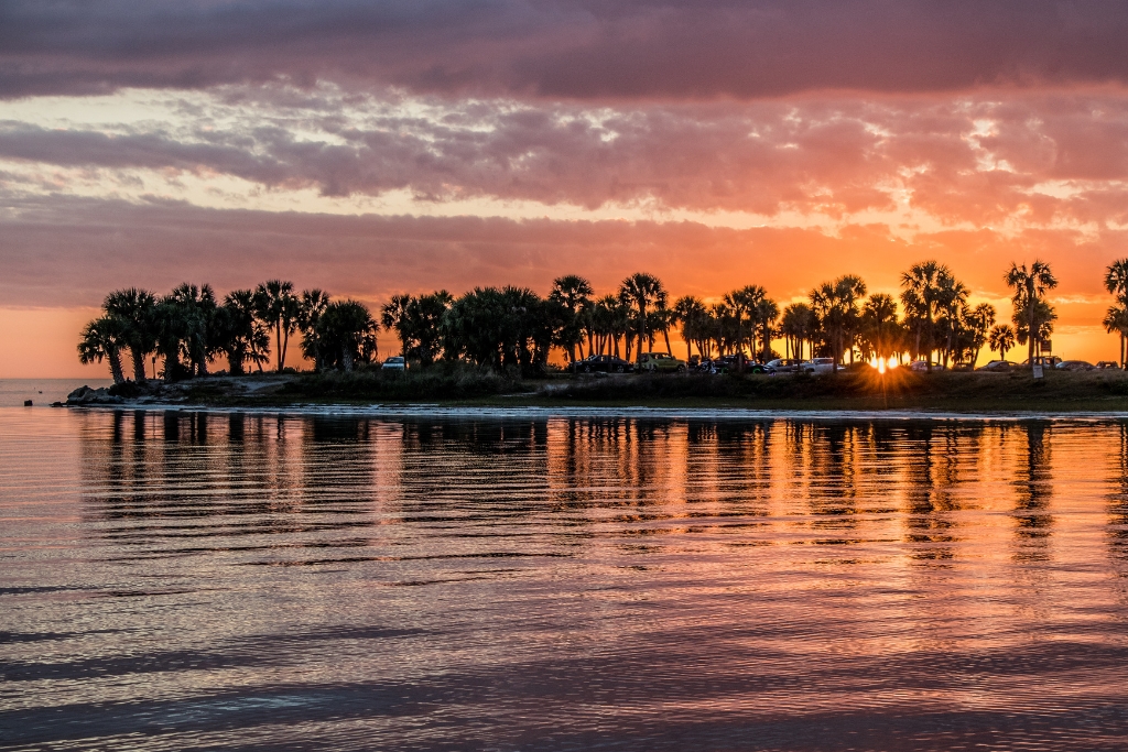 Fred Howard Park, Tarpon Springs at Sunset