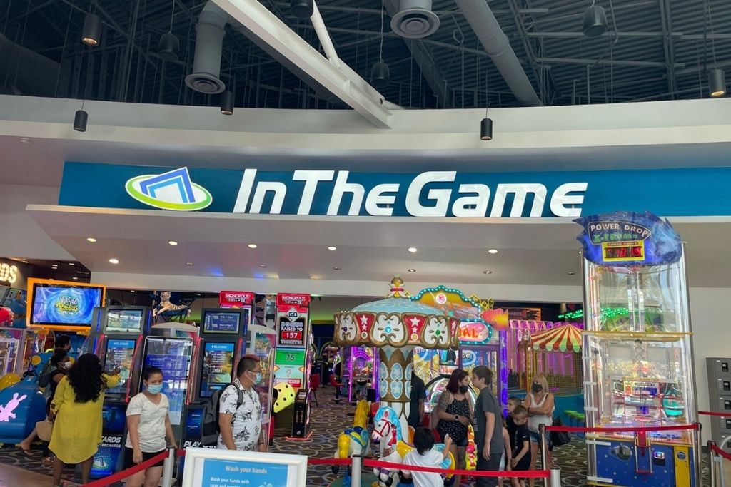 entrance at the In The Game Orlando with visitors falling in line