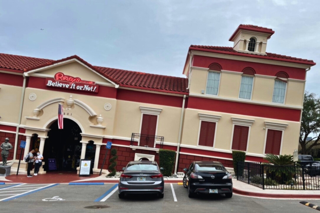 tilted building of Ripley's Believe it or not in Orlando FL
