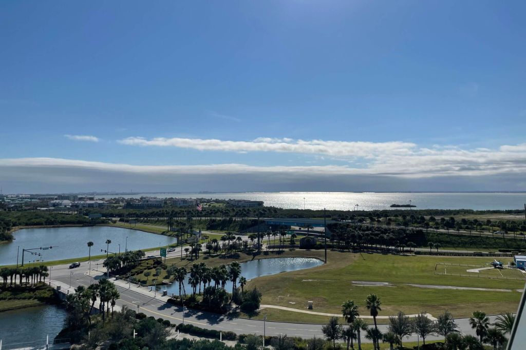 aerial view from the Top of Exploration tower